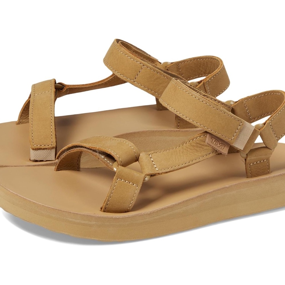 Teva Women's Tan Strappy Sport Sandals - Picture 7 of 10